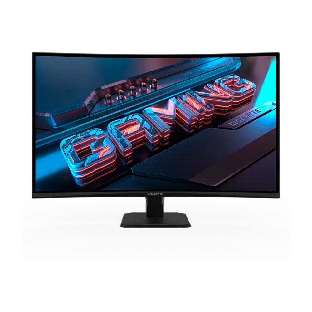 Monitor Gamer Gigabyte 31.5" QHD, 180Hz, 1ms, VA, DisplayPort 1.4 e HDMI 2.0, 120% sRGB, HDR, FreeSync - GS32QCA-SA