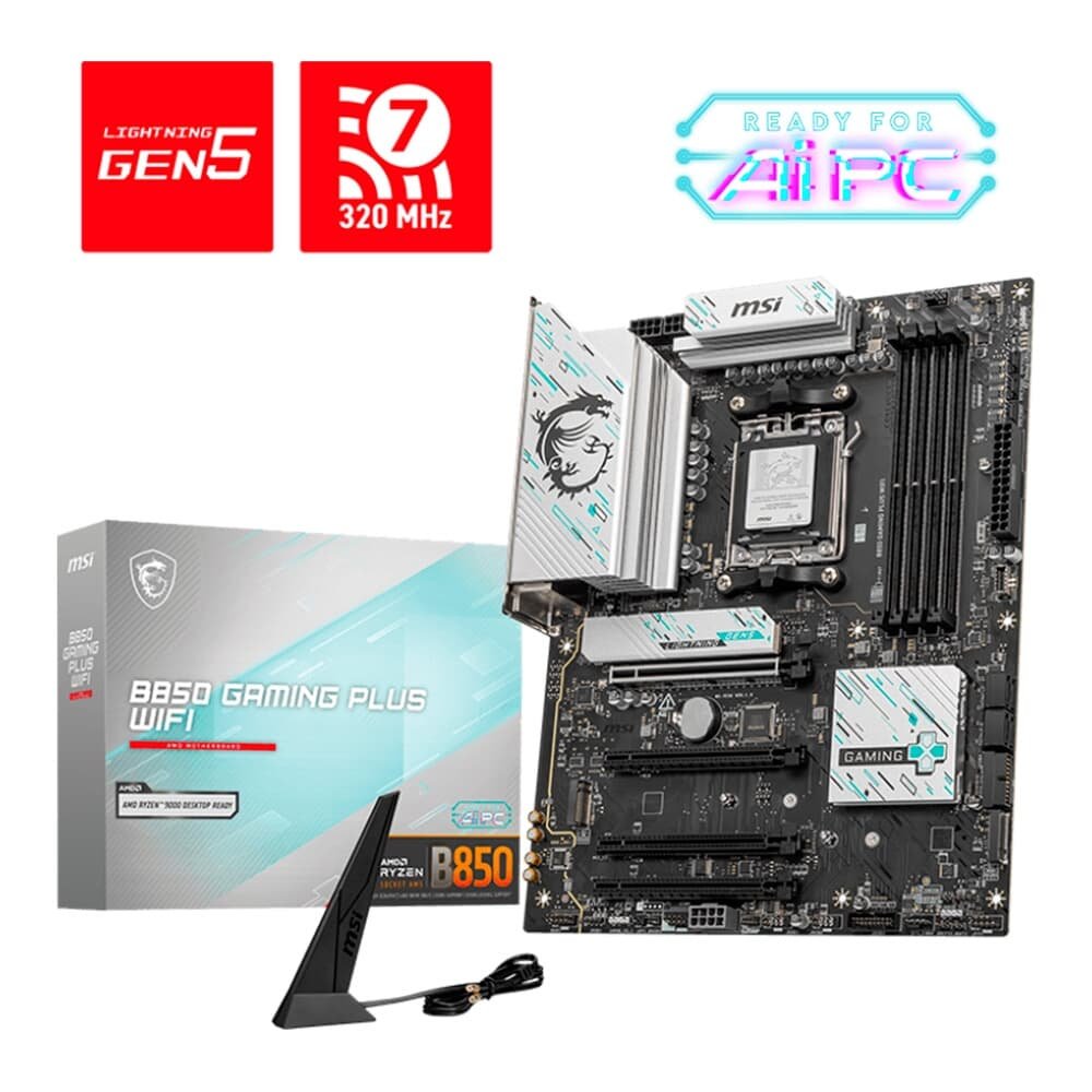 Placa Mãe MSI B850 GAMING PLUS WIFI | KaBuM!