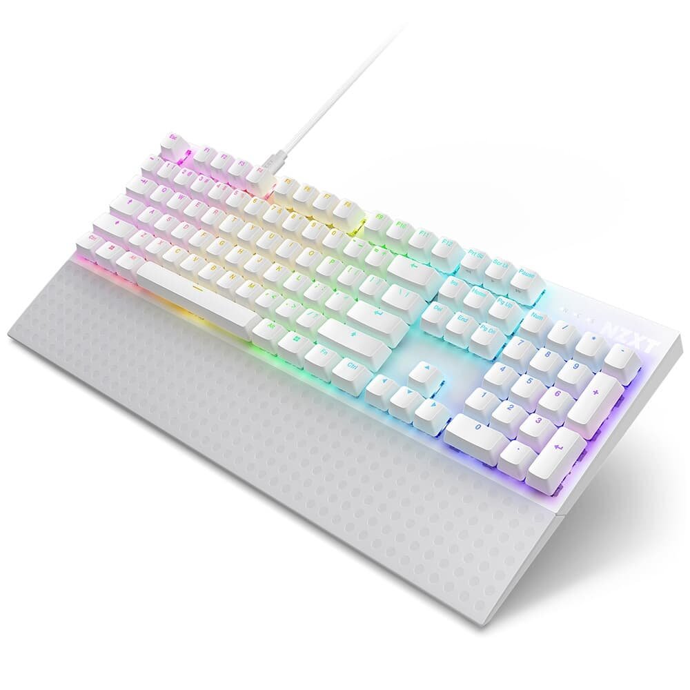Teclado Óptico Gamer NZXT RGB 8000Hz | KaBuM!
