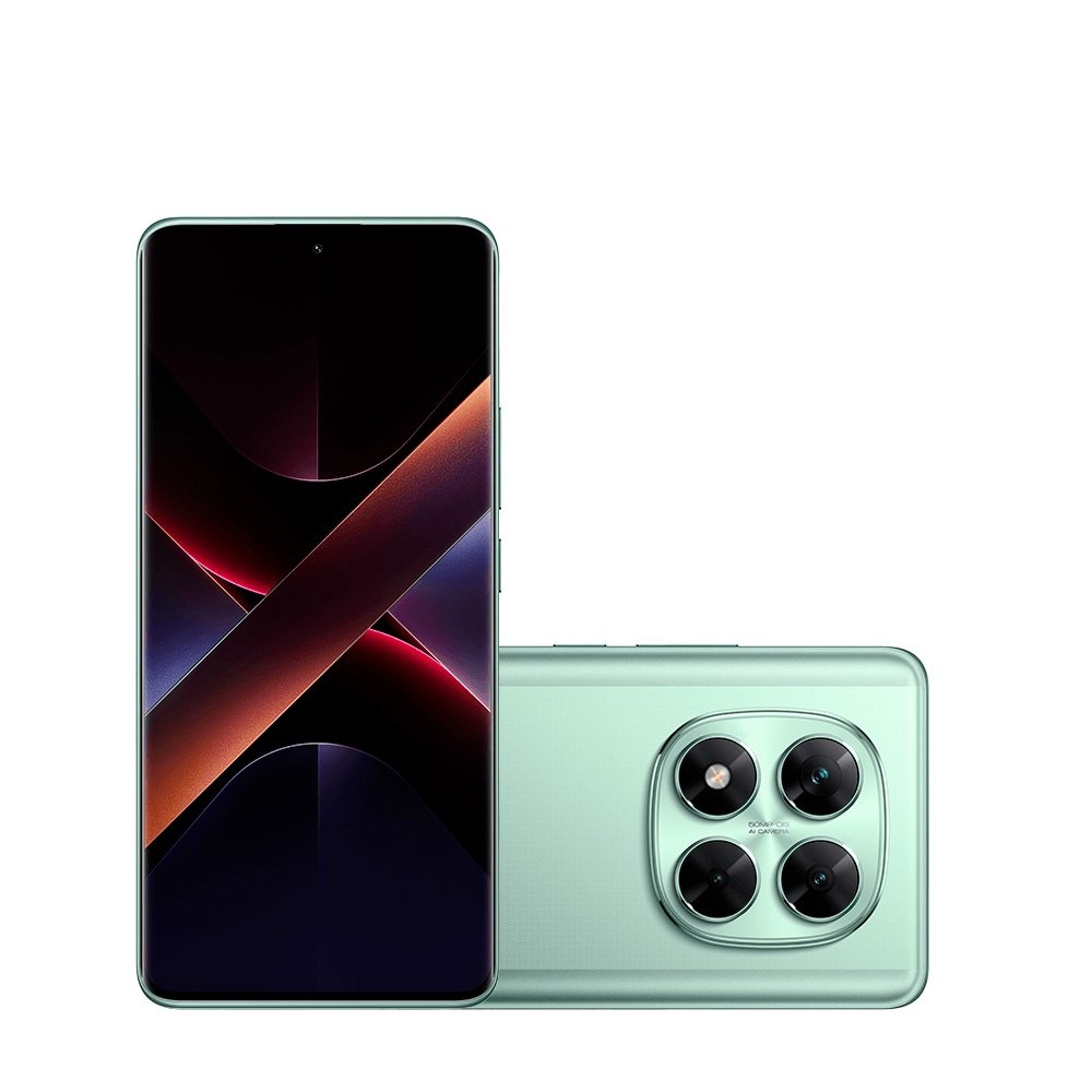 Smartphone Xiaomi Poco X7, 5G, 256GB Rom, 8GB RAM, Octa Core, Câmera 50MP, Tela 6.67"" Amoled, Verde - CX407VRD