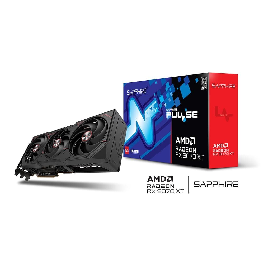 Placa de Vídeo Sapphire RX 9070 XT Gaming | KaBuM!
