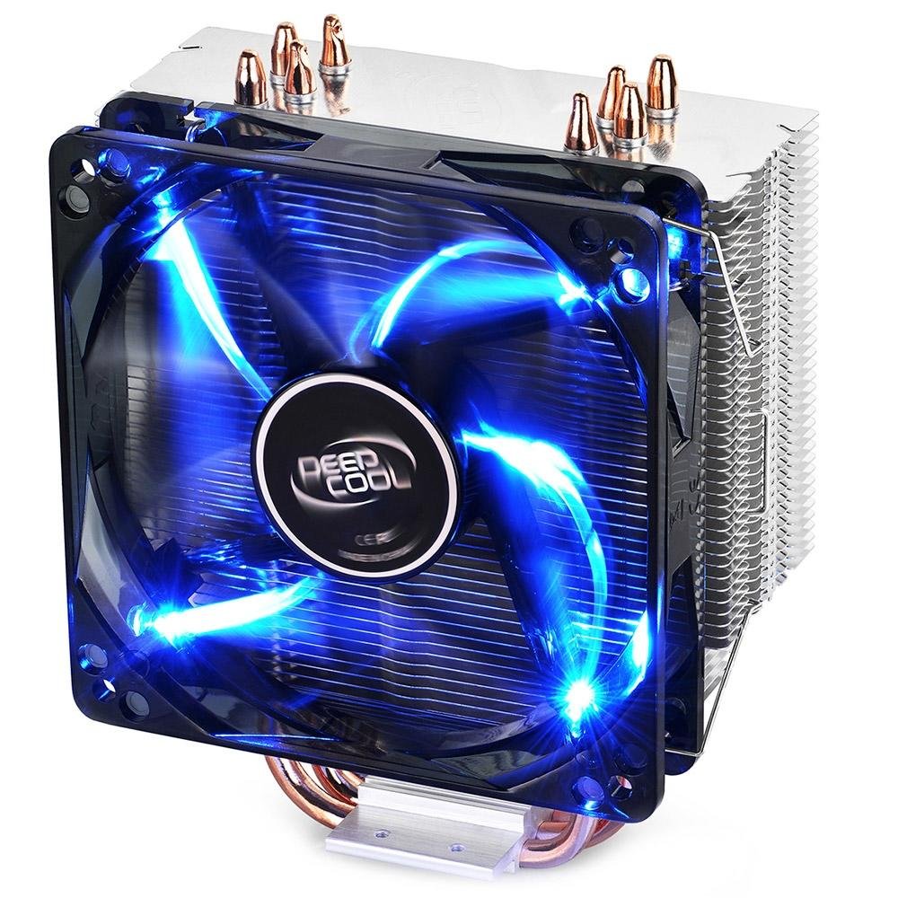 Cooler para Processador DeepCool Intel/AMD GAMMAXX 400 Silente 120mm PWM Fan With Blue Led Light - DP-MCH4-GMX400 Cooler para Processador DeepCool Intel/AMD GAMMAXX 400 Silente 120mm PWM Fan With Blue Led Light - DP-MCH4-GMX400
