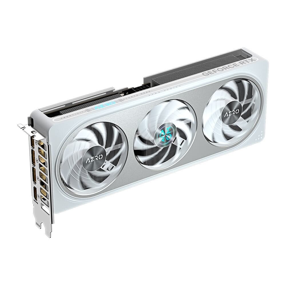 Placa de Vídeo RTX 5060 Ti AERO OC 16G Gigabyte NVIDIA GeForce, 16GB GDDR7, 128bits, RGB, DLSS, Ray Tracing - GV-N506TAERO OC-16GD