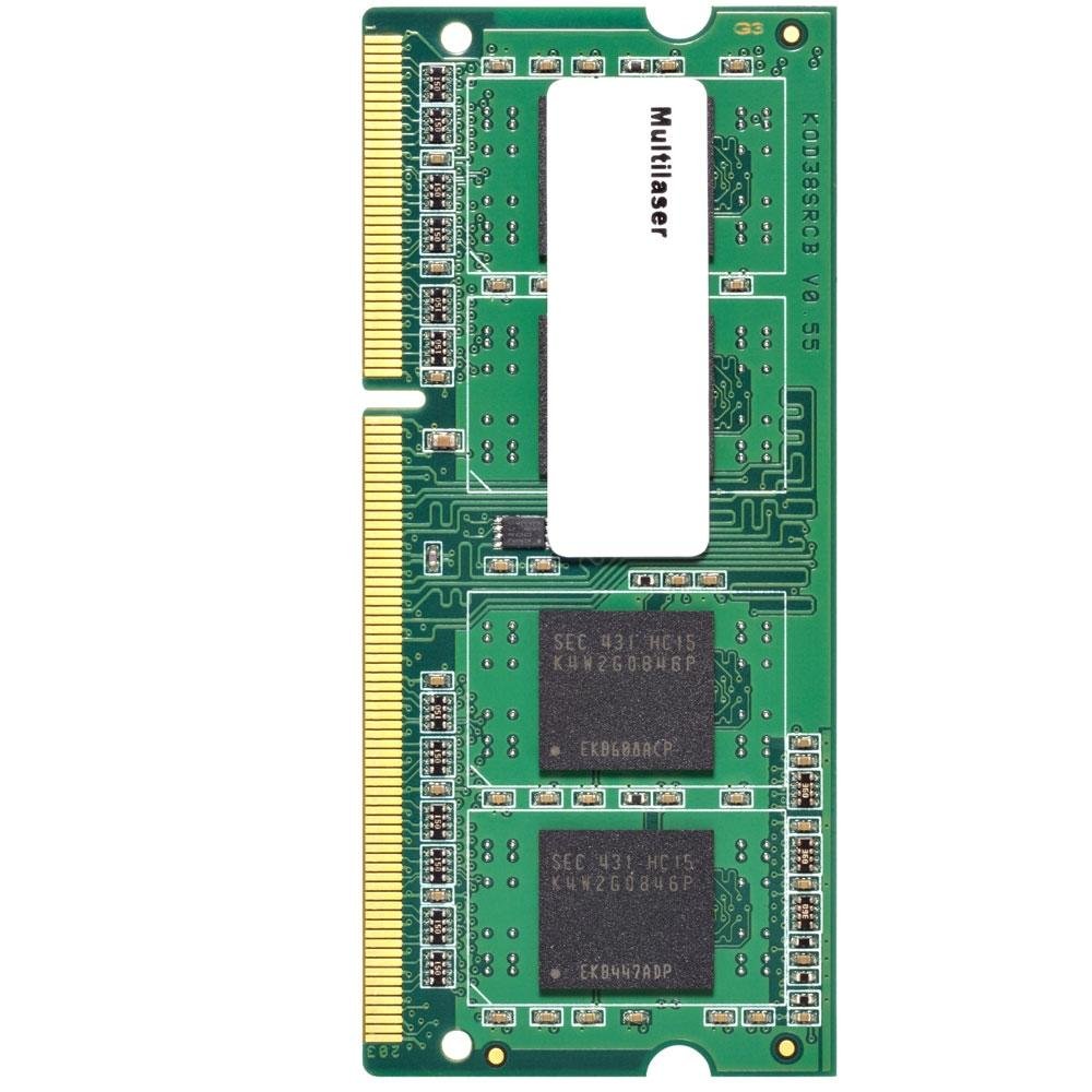 Memória Para Notebook Multi, 4GB, 1600MHz, DDR3L, CL11 - MM420 Memória Para Notebook Multi, 4GB, 1600MHz, DDR3L, CL11 - MM420