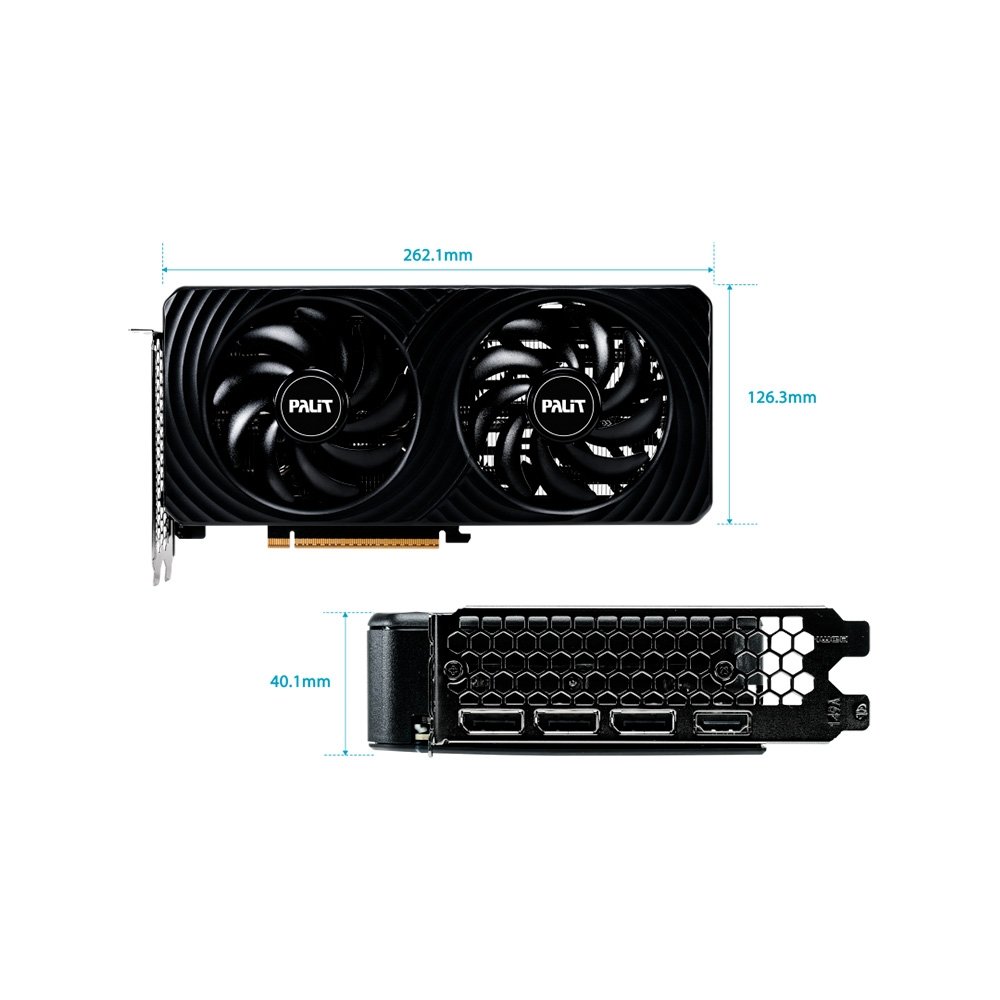 Palit RTX 5060 Ti Dual | 8GB GDDR7 | KaBuM!