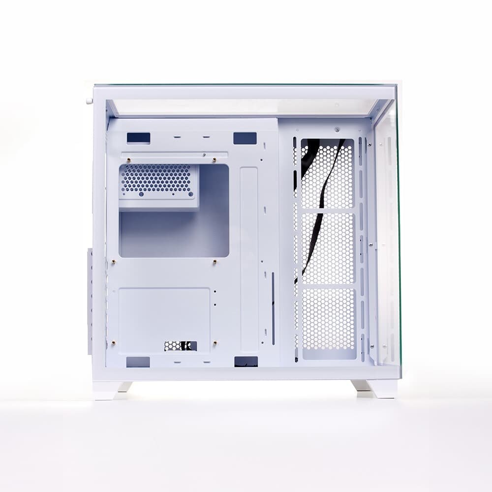 Gabinete Liketec Gamer Zeus Pro Glass, Sky Tower, ATX, Frontal e Teto em Vidro Temperado, Snow - LC-CB3X3-ZEUS-2121