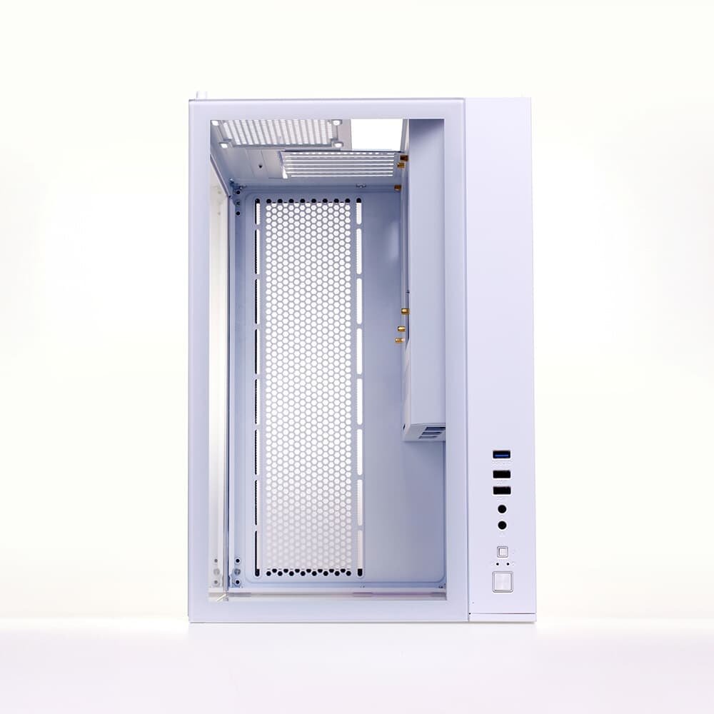 Gabinete Liketec Gamer Zeus Pro Glass, Sky Tower, ATX, Frontal e Teto em Vidro Temperado, Snow - LC-CB3X3-ZEUS-2121