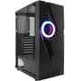Gabinete Gamer Kalkan Muspel, Mid Tower, ATX, Lateral em Vidro Temperado, Sem FANs, Preto - KLK00035
