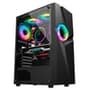 Gabinete Gamer Kalkan Muspel, Mid Tower, ATX, Lateral em Vidro Temperado, Sem FANs, Preto - KLK00035