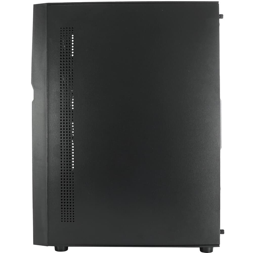 Gabinete Gamer Kalkan Muspel, Mid Tower, ATX, Lateral em Vidro Temperado, Sem FANs, Preto - KLK00035