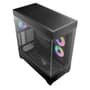 Gabinete Gamer Gamdias Atlas P1, Mid Tower, ARGB, ATX, Lateral em Vidro Temperado, Preto - ATLAS P1