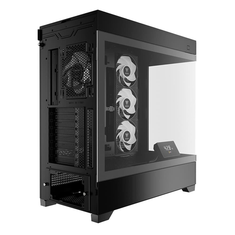 Gabinete Gamer Gamdias Atlas P1, Mid Tower, ARGB, ATX, Lateral em Vidro Temperado, Preto - ATLAS P1 Gabinete Gamer Gamdias Atlas P1, Mid Tower, ARGB, ATX, Lateral em Vidro Temperado, Preto - ATLAS P1