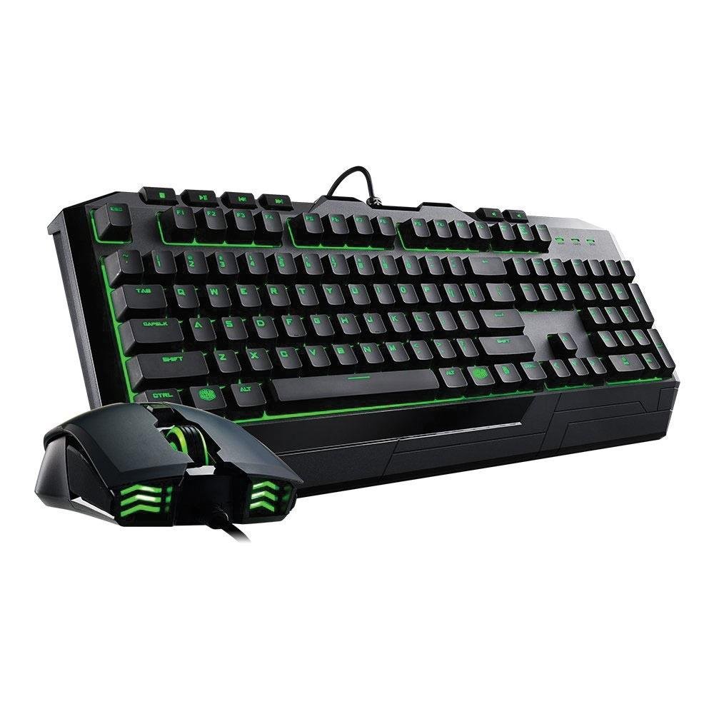 Teclado e Mouse Gamer Cooler Master Devastator II Led Verde SGB-3032-KKMF1-BR Teclado e Mouse Gamer Cooler Master Devastator II Led Verde SGB-3032-KKMF1-BR