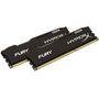 Memória HyperX Fury, 8GB (2x4GB), 2666MHz, DDR4, CL15, Preto - HX426C15FBK2/8