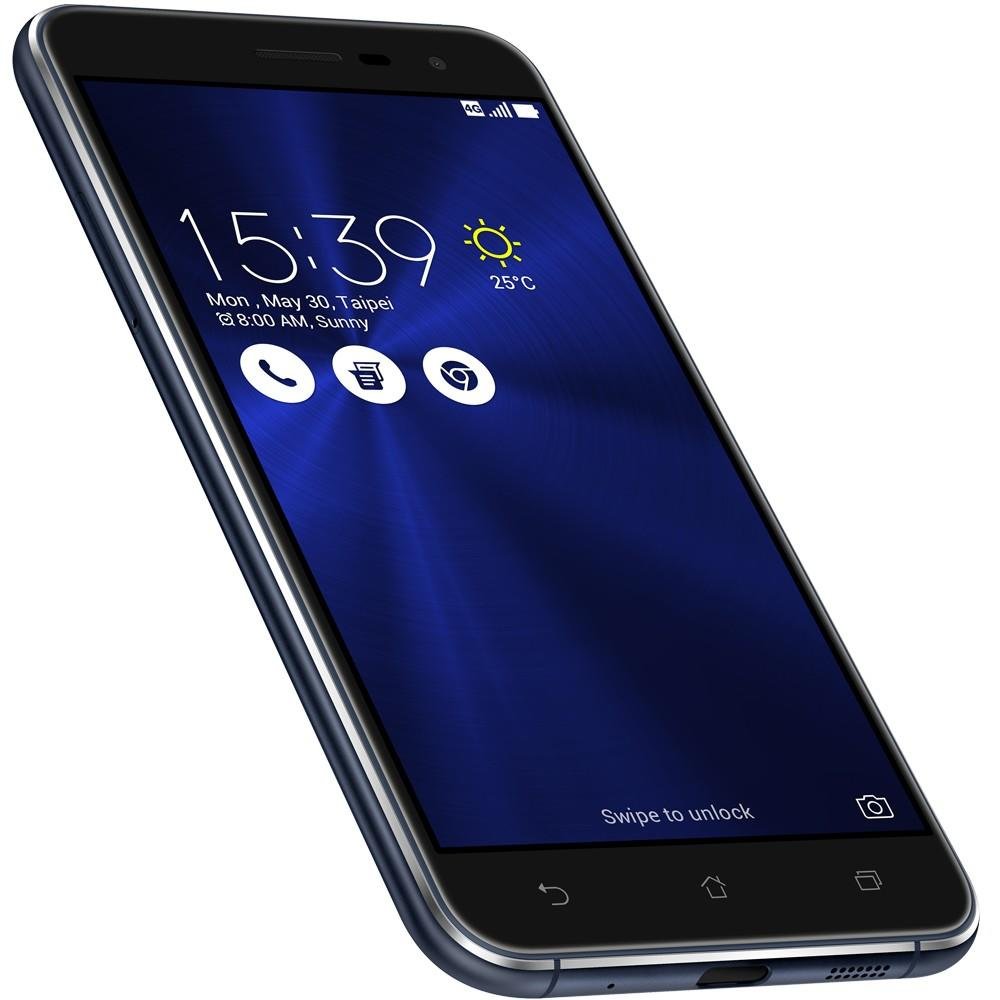 Smartphone Asus Zenfone 3, 32GB, 16MP, Tela 5.2´, Preto Safira - ZE520KL-1A074BR