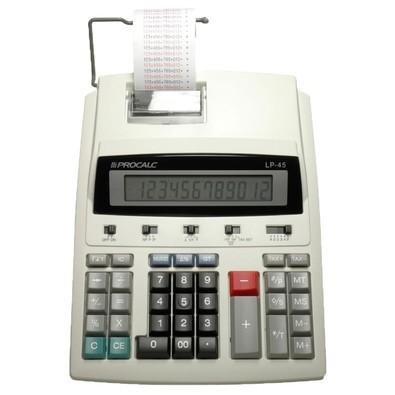 Calculadora Procalc Impressão, 12 dígitos, Bivolt LP45 Branca Menor preço em Calculadora Procalc Impressão, 12 dígitos, Bivolt LP45 Branca