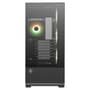 Gabinete Gamer MSI MAG Pano 110R PZ, Mid Tower, Lateral em Vidro, 4x FANs ARGB, M-ATX, Preto - PANO110RPZ