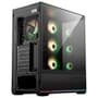 Gabinete Gamer MSI MAG Pano 110R PZ, Mid Tower, Lateral em Vidro, 4x FANs ARGB, M-ATX, Preto - PANO110RPZ