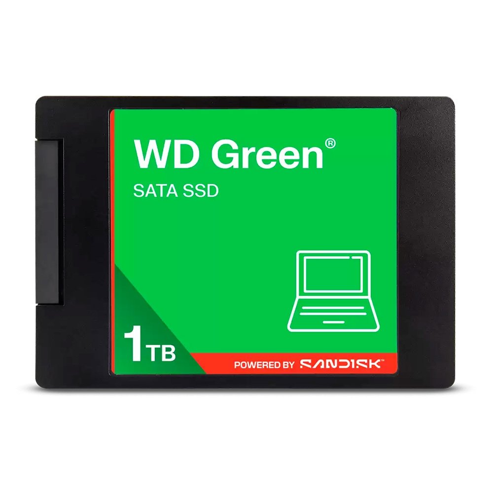 SSD SanDisk WD Green SATA, 1TB, 2.5", Leitura: 545MB/s, Gravação: 550MB/s - WDS100T5G0A
