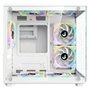 Gabinete Gamer Rise Mode Galaxy Glass X Mini, M-ATX, Lateral e Frontal em Vidro Temperado, Branco - RM-GA-GGXN-FW