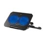 Base com Cooler para Notebook Xtrike Me, com 2 Fans, até 17", 2x USB, com Apoio para Celular, LED, Preto - FN-818