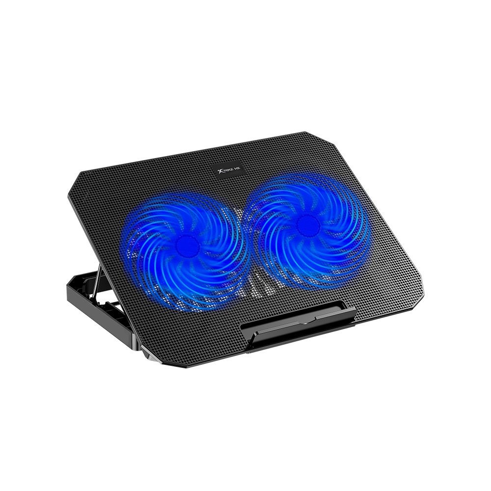 Base com Cooler para Notebook Xtrike Me, com 2 Fans, até 17", 2x USB, com Apoio para Celular, LED, Preto - FN-818 Base com Cooler para Notebook Xtrike Me, com 2 Fans, até 17", 2x USB, com Apoio para Celular, LED, Preto - FN-818