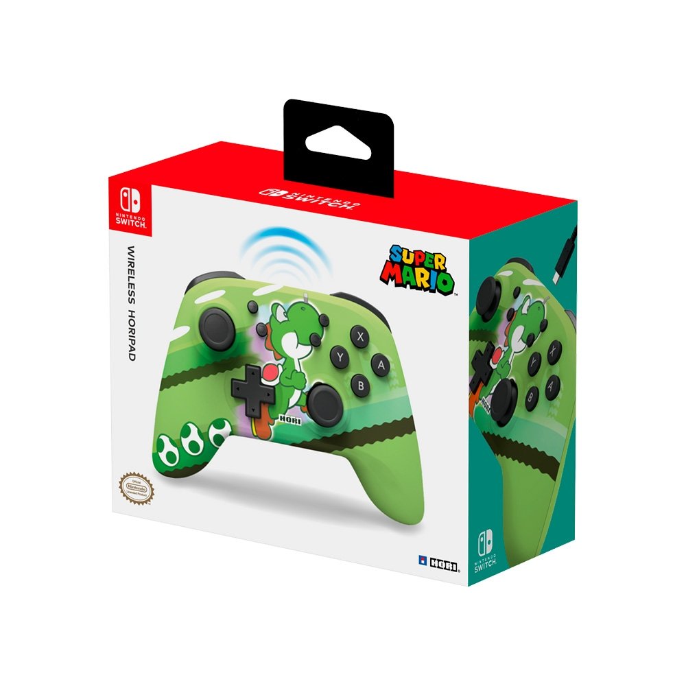 Controle Sem Fio HORI Horipad Yoshi, Bluetooth, para Nintendo Switch - NSW-361U Controle Sem Fio HORI Horipad Yoshi, Bluetooth, para Nintendo Switch - NSW-361U