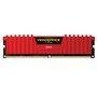Memória Corsair Vengeance LPX, 8GB, 2666MHz, DDR4, CL16, Vermelho - CMK8GX4M1A2666C16R