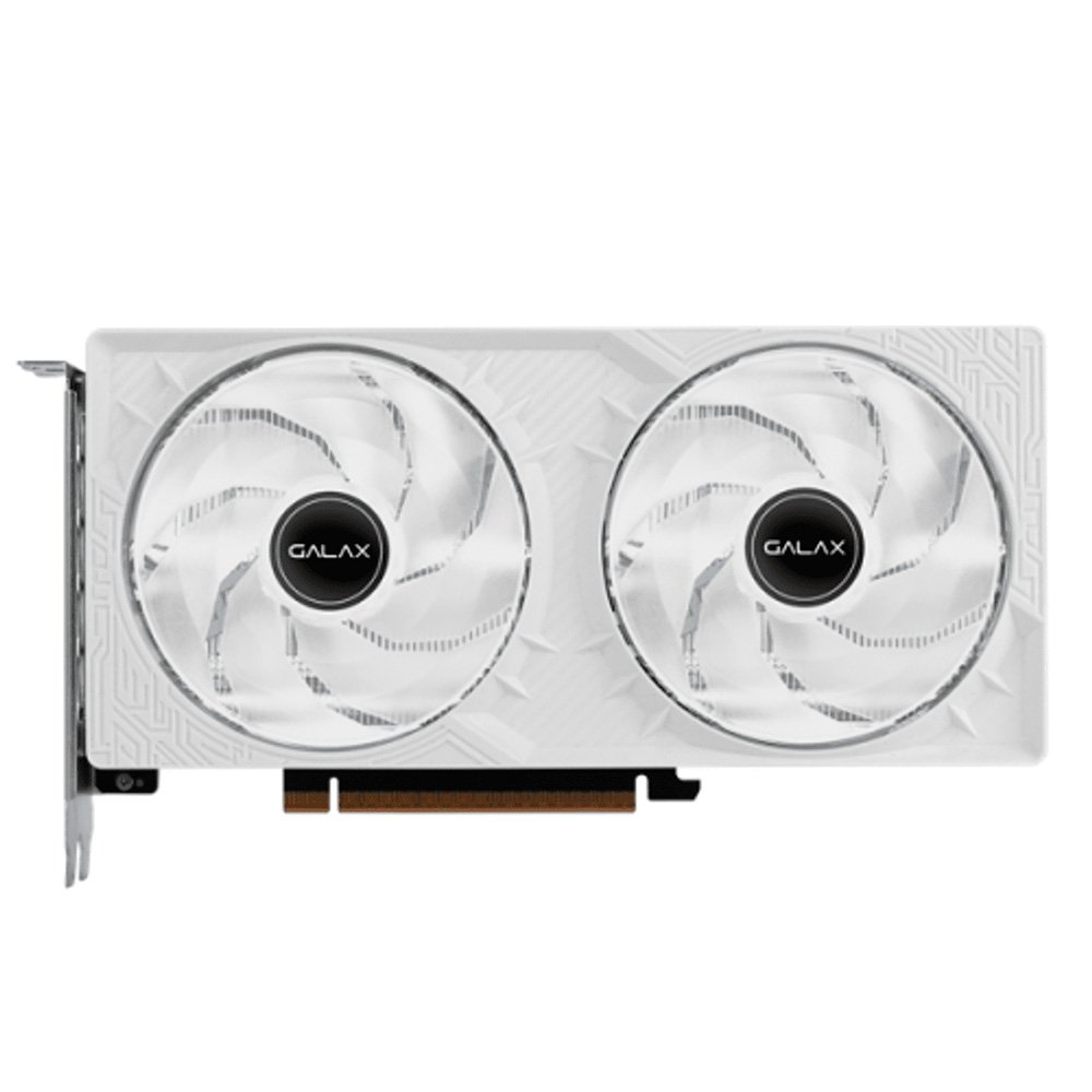 Placa de Vídeo Galax RTX 5060 1-Click OC White NVIDIA Geforce, GDDR7, 8GB, 2527 MHz, DLSS 4 - 56NSN8MDCZWH
