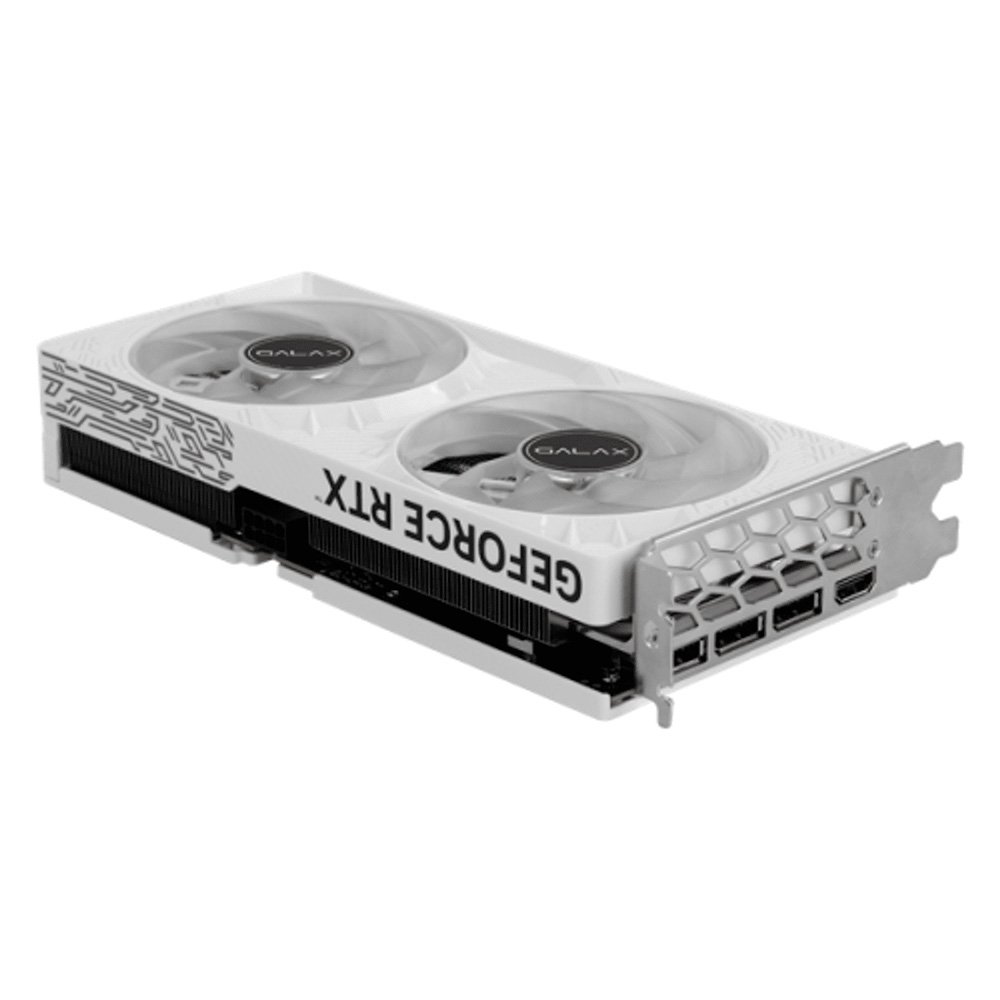 Placa de Vídeo Galax RTX 5060 1-Click OC White NVIDIA Geforce, GDDR7, 8GB, 2527 MHz, DLSS 4 - 56NSN8MDCZWH