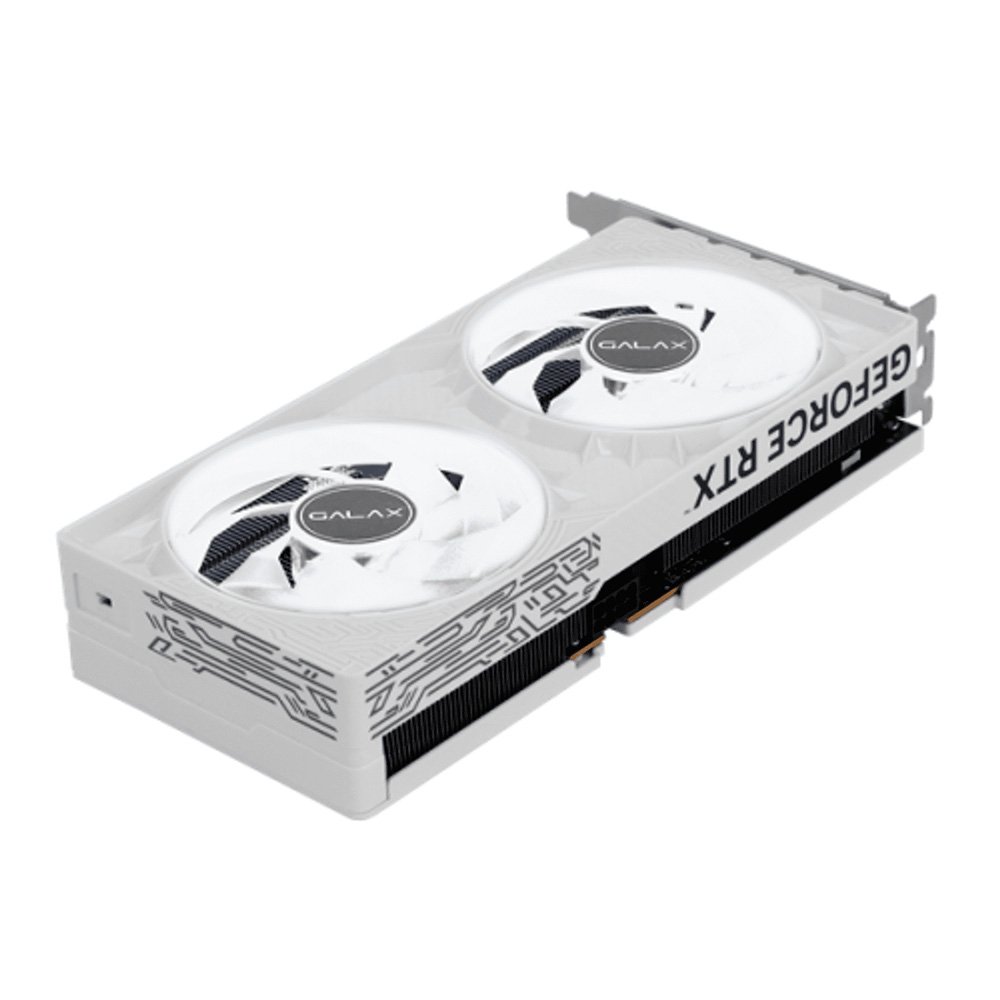 Placa de Vídeo Galax RTX 5060 1-Click OC White NVIDIA Geforce, GDDR7, 8GB, 2527 MHz, DLSS 4 - 56NSN8MDCZWH