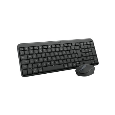 Kit Teclado e Mouse Sem Fio Logitech MK250 Compacto, Mouse Ambidestro, Bluetooth, ABNT2, Compatível PC e Mac, Grafite - 920-013516
