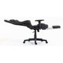 Cadeira Gamer Rise Mode X02, Ângulo Ajustável, Até 130Kg, Braço 2D, Apoio Para os Pés Retrátil, Preta - RM-CG-X02-BK