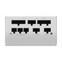 Fonte Gigabyte UD850GM PG5W, 850W, 80 PLUS Gold, Modular, PFC Ativo, Branca - 28200-U85GW-1USR