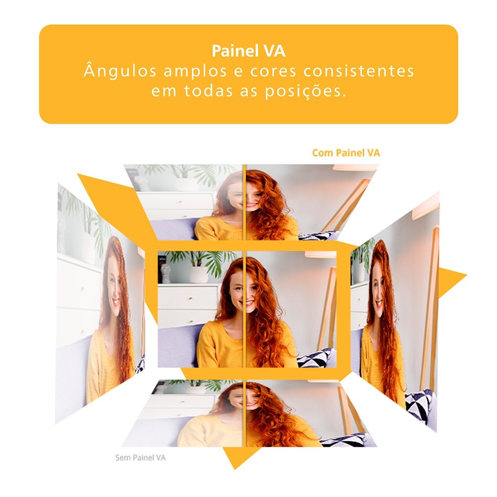 Monitor AOC 22", Full HD, 75Hz, VA, HDMI e VGA, Ângulo Ajustável, Altura Ajustável, Preto - 22B3HMF