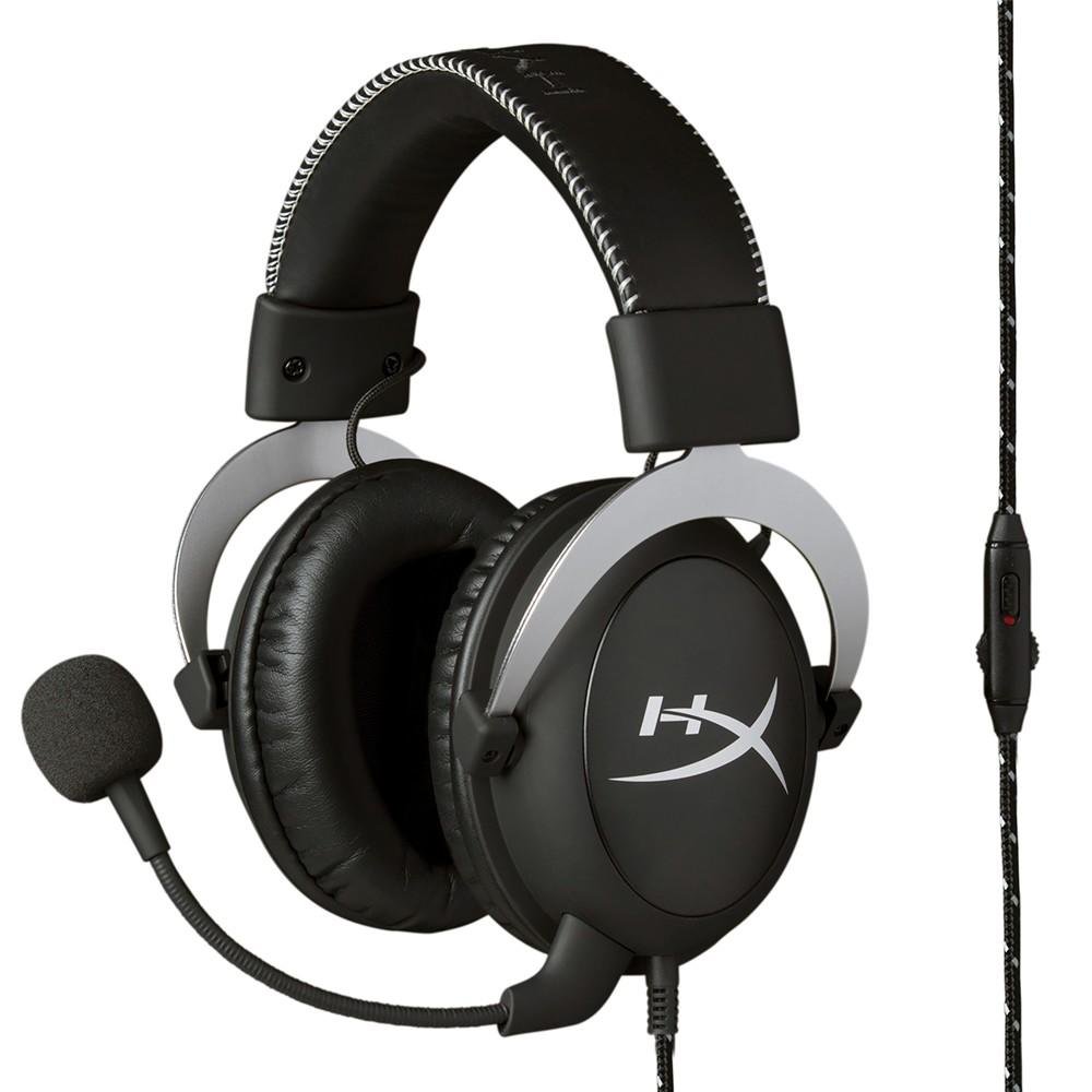 Headset Gamer HyperX Cloud Silver - HX-HSCL-SR/NA Headset Gamer HyperX Cloud Silver - HX-HSCL-SR/NA