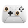 Controle Wireless 8BitDo Ultimate 2, Efeito Hall, Bluetooth, com Dock, p/ Switch, PC e Mobile, Branco - 80ND01