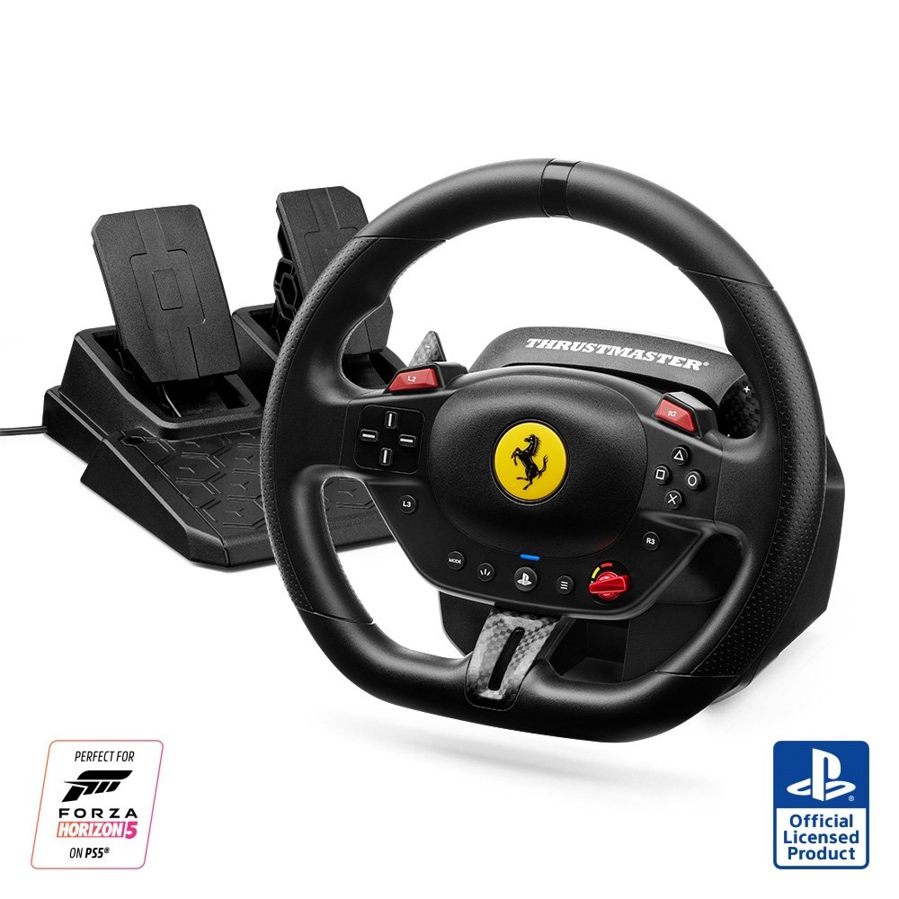 Volante Thrustmaster T98 Ferrari 296 GTB - PS5, PS4 e PC - 4169105 Volante Thrustmaster T98 Ferrari 296 GTB - PS5, PS4 e PC - 4169105