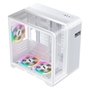 Gabinete Gamer 1STPLAYER RT5, Mid Tower, ATX, Lateral em Vidro Temperado, Branco - RT5-WH
