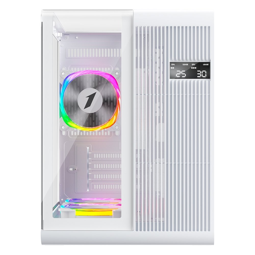 Gabinete Gamer 1STPLAYER RT5, Mid Tower, ATX, Lateral em Vidro Temperado, Branco - RT5-WH Gabinete Gamer 1STPLAYER RT5, Mid Tower, ATX, Lateral em Vidro Temperado, Branco - RT5-WH