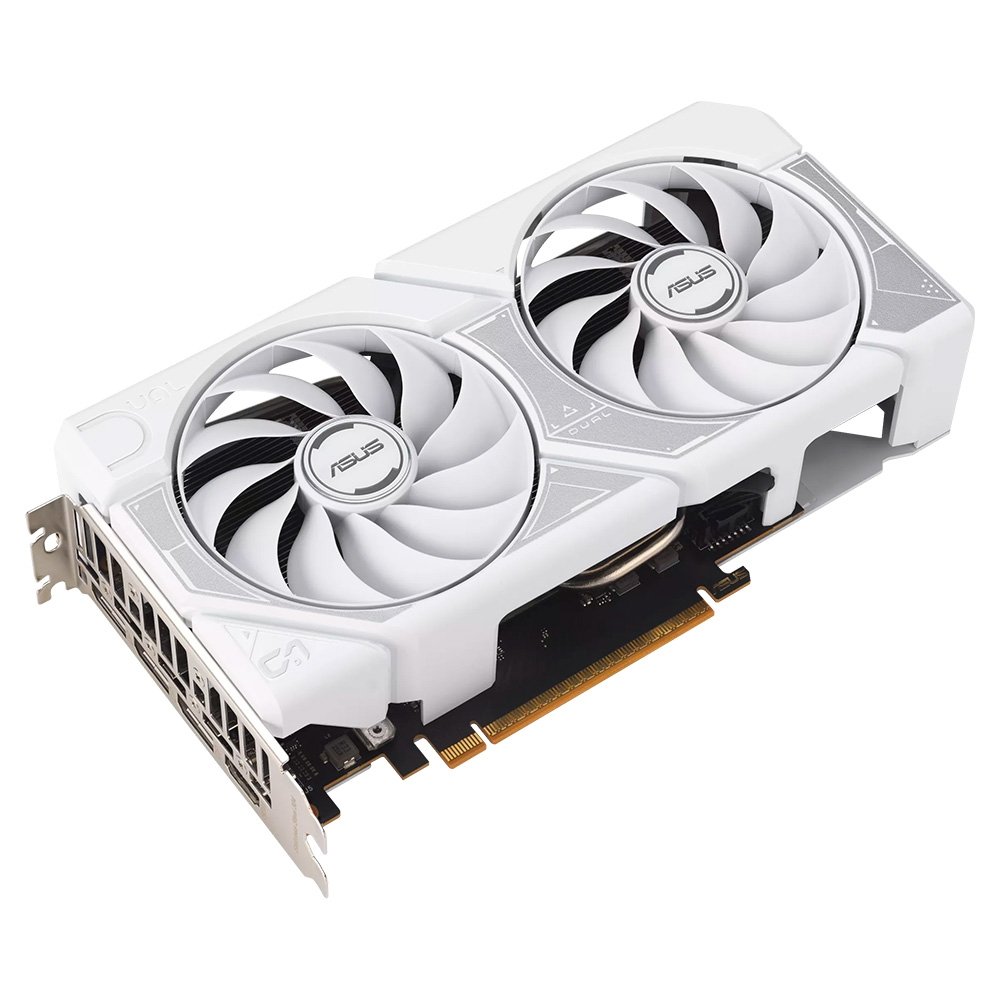 RTX 5060 ASUS Dual OC 8GB GDDR7 Branca | KaBuM!