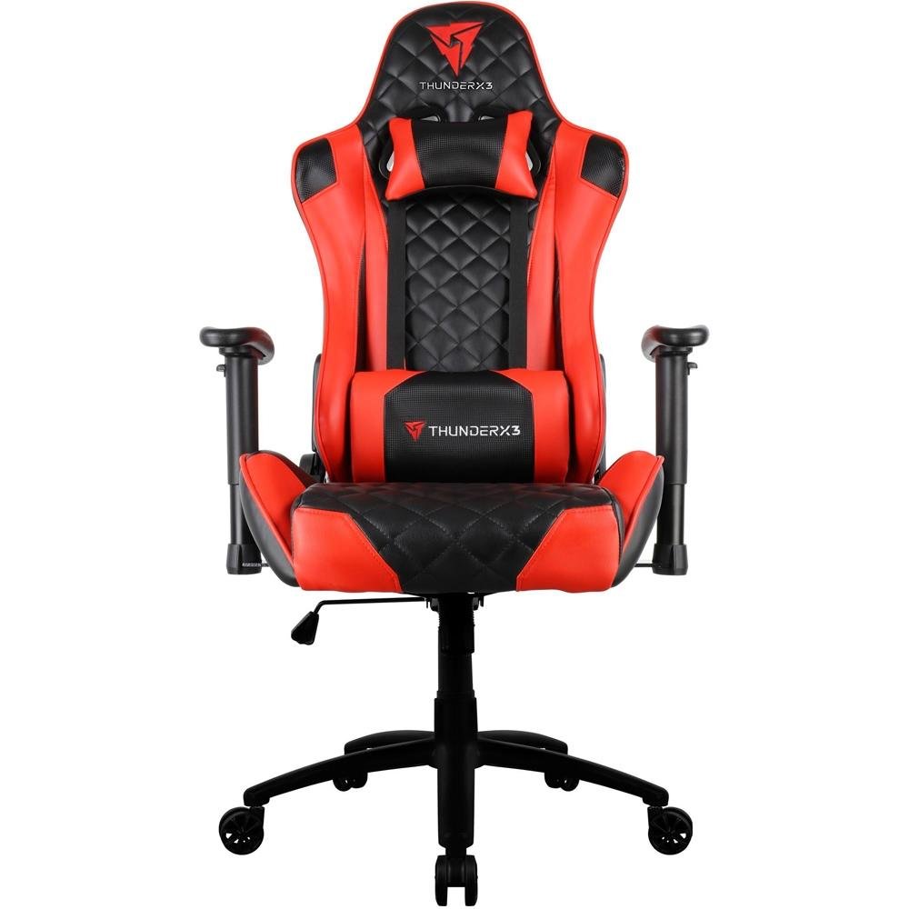 Cadeira Gamer ThunderX3 TGC12, Preto e Vermelho, Reclinável, com Almofadas, Cilindro de Gás Classe 4 - view 7