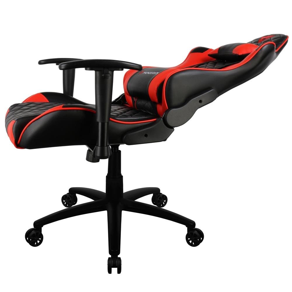 Cadeira Gamer ThunderX3 TGC12, Preto e Vermelho, Reclinável, com Almofadas, Cilindro de Gás Classe 4 - view 8
