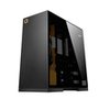 Gabinete Gamer Geometric Future Model 8 Lohan, Mini Tower, ITX, Lateral em Vidro, Preto e Amarelo - GEO-M8-LOB