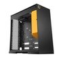 Gabinete Gamer Geometric Future Model 8 Lohan, Mini Tower, ITX, Lateral em Vidro, Preto e Amarelo - GEO-M8-LOB
