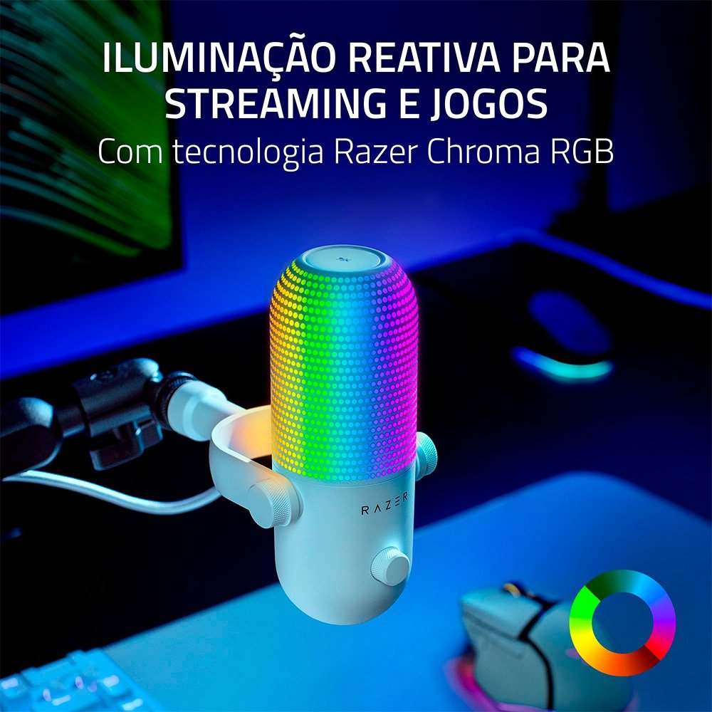 Webcam Razer Kiyo X, Full HD, Auto Focus | KaBuM!