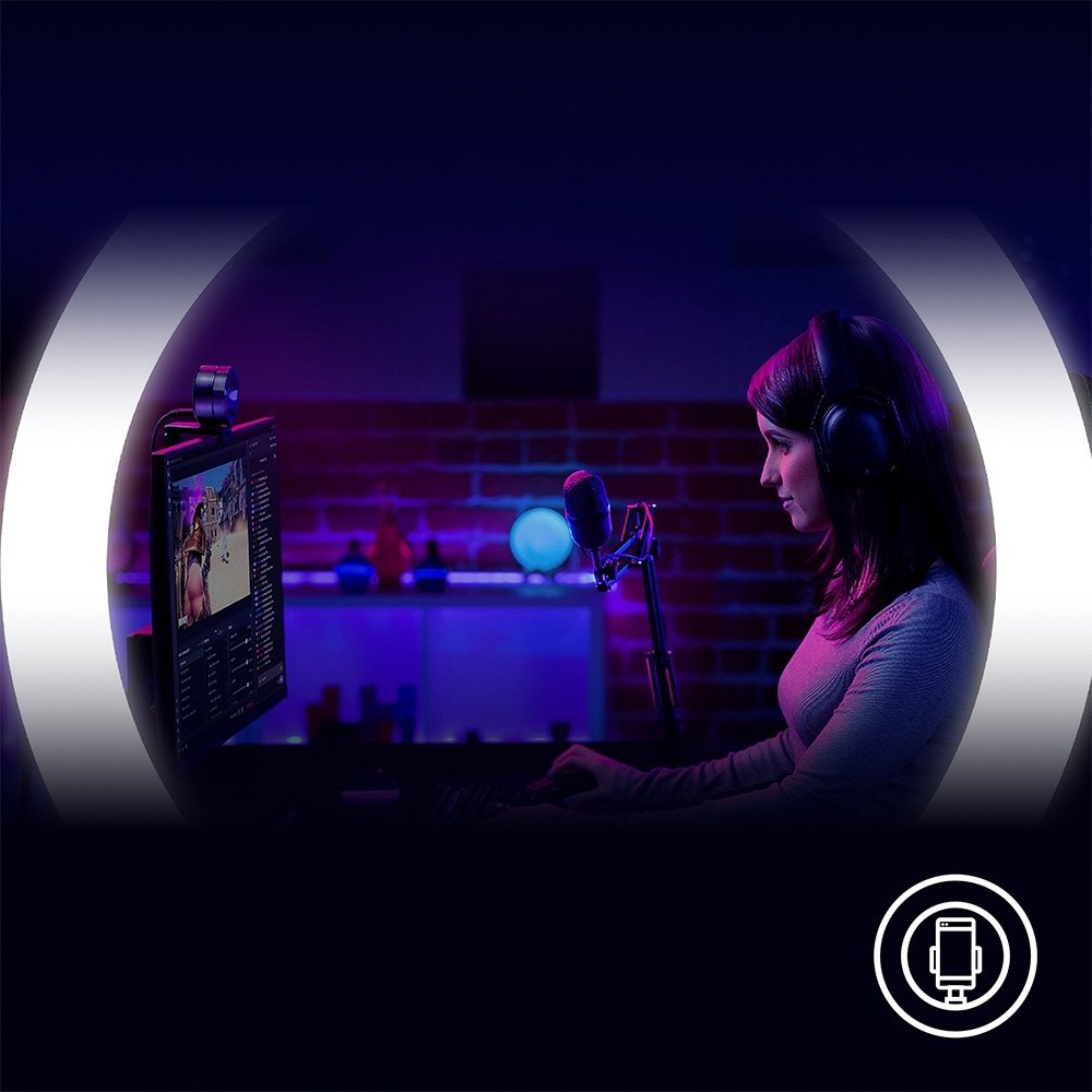 Webcam Razer Kiyo X Full HD USB | KaBuM!