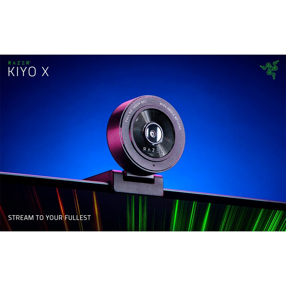 Webcam Razer Kiyo X Full HD USB | KaBuM!