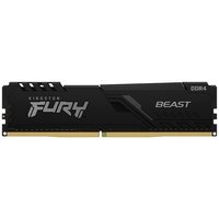 Memoria RAM Kingston Fury Beast, 8GB, 3200MT/s, DDR4, CL16, DIMM, Preto - KF432C16BB/8WP