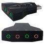 Adaptador de Áudio USB para 4P2, MD9, Preto - 6647